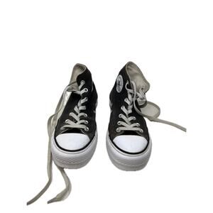 Converse Chuck Taylor All Star Hi Black Platform Womans 6.5